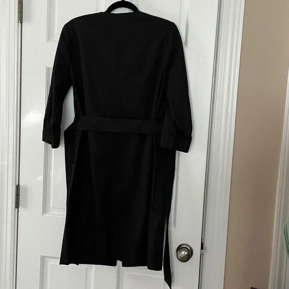 Worth Black Long Sleeve Dress with Belt - Picture 4 of 8